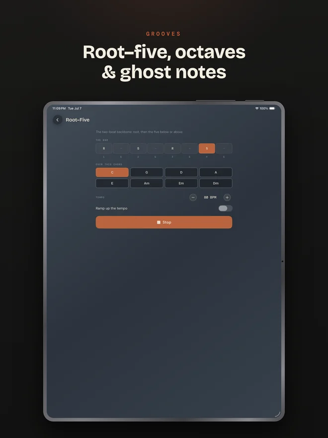 Bass Buddha on iPad — Grooves