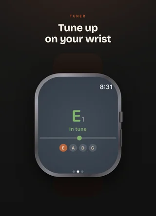 Bass Buddha on Apple Watch — Tuner