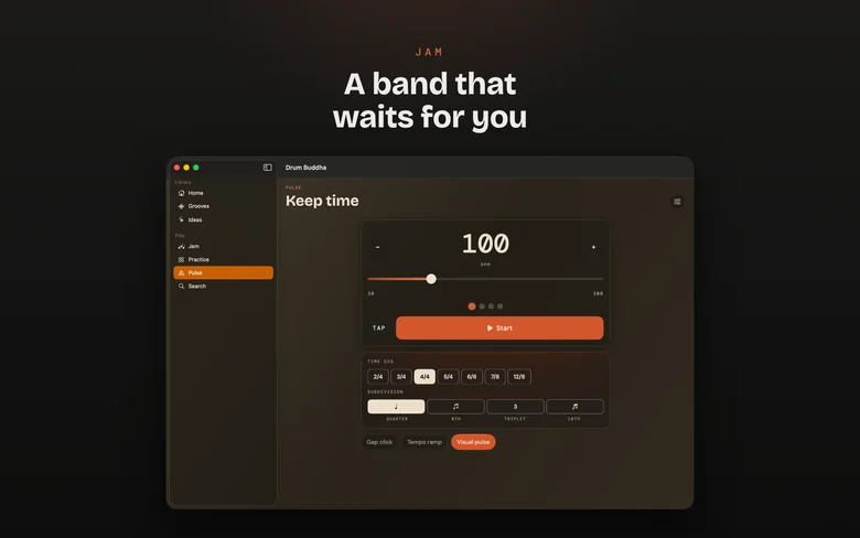 Drum Buddha on Mac — Jam