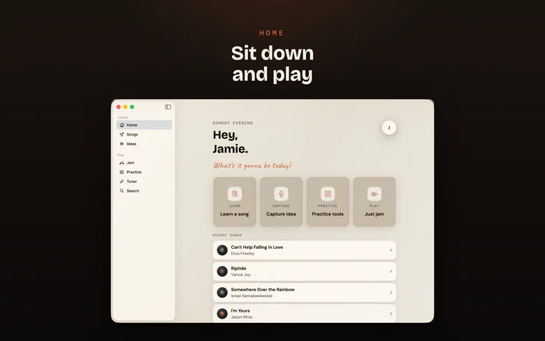 Ukulele Buddha on Mac — Home